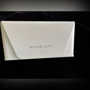 Michael Kors White Eyeglass Case